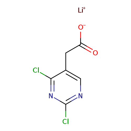 lithium(1+) 2-(2,4-dichloropyrimidin-5-yl)acetate