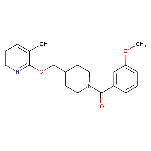 2-{[1-(3-methoxybenzoyl)piperidin-4-yl]methoxy}-3-methylpyridine