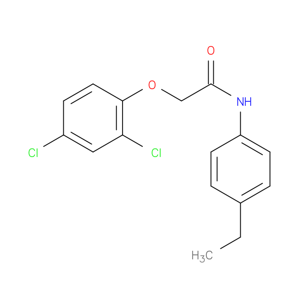 2-(2,4-dichlorophenoxy)-N-(4-ethylphenyl)acetamide