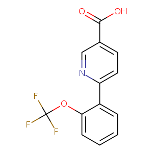 3-Pyridinecarboxylic acid, 6-[2-(trifluoromethoxy)phenyl]-