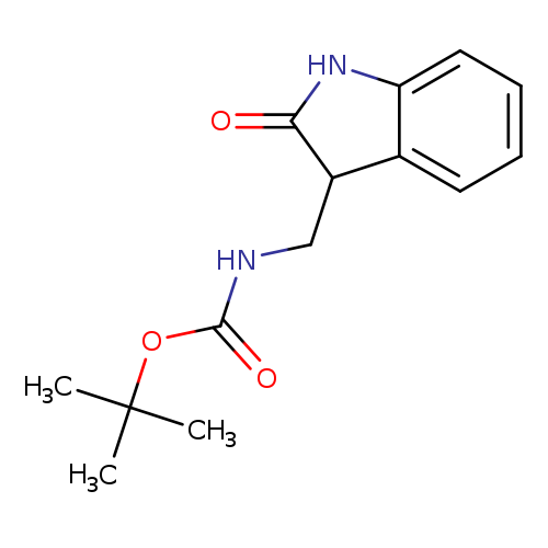 tert-butyl N-[(2-oxo-2,3-dihydro-1H-indol-3-yl)methyl]carbamate