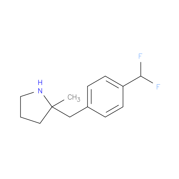 2-{[4-(difluoromethyl)phenyl]methyl}-2-methylpyrrolidine