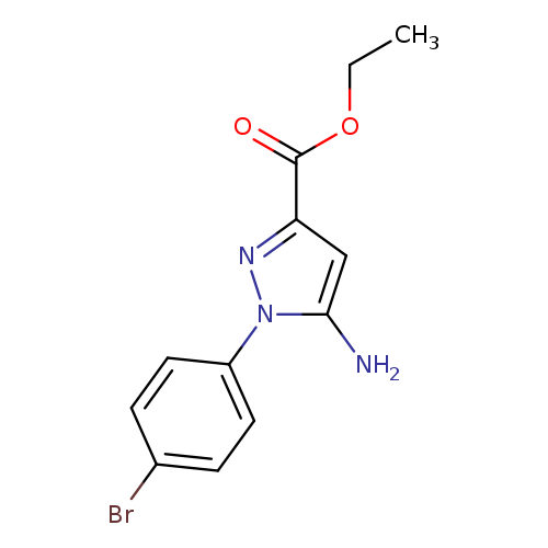 5-Amino-1-(4-bromo-phenyl)-1H-pyrazole-3-carboxylic acid ethyl ester