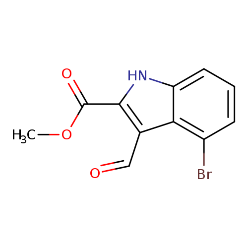 Methyl 4-bromo-3-formyl-1H-indole-2-carboxylate