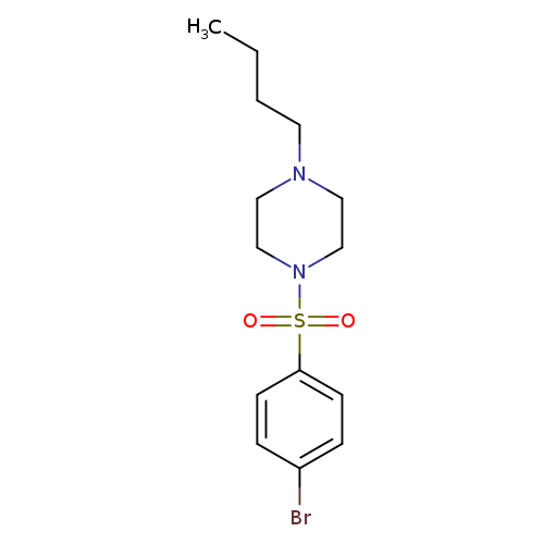 1-(4-Bromophenylsulfonyl)-4-butylpiperazine