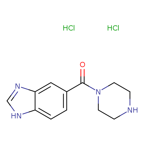 5-(piperazine-1-carbonyl)-1H-1,3-benzodiazole dihydrochloride