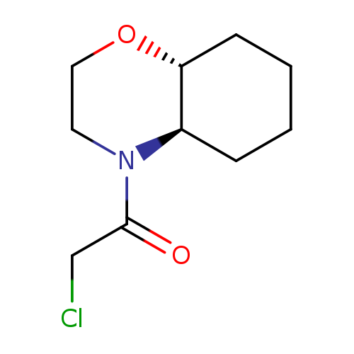 rac-1-[(4aR,8aR)-octahydro-2H-1,4-benzoxazin-4-yl]-2-chloroethan-1-one