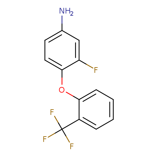 3-fluoro-4-[2-(trifluoromethyl)phenoxy]aniline