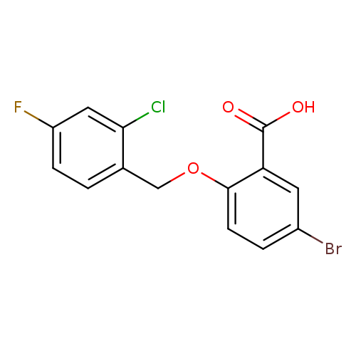 5-Bromo-2-[(2-chloro-4-fluorobenzyl)oxy]benzoic acid