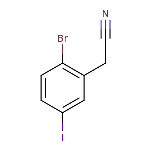 2-Bromo-5-iodophenylacetonitrile
