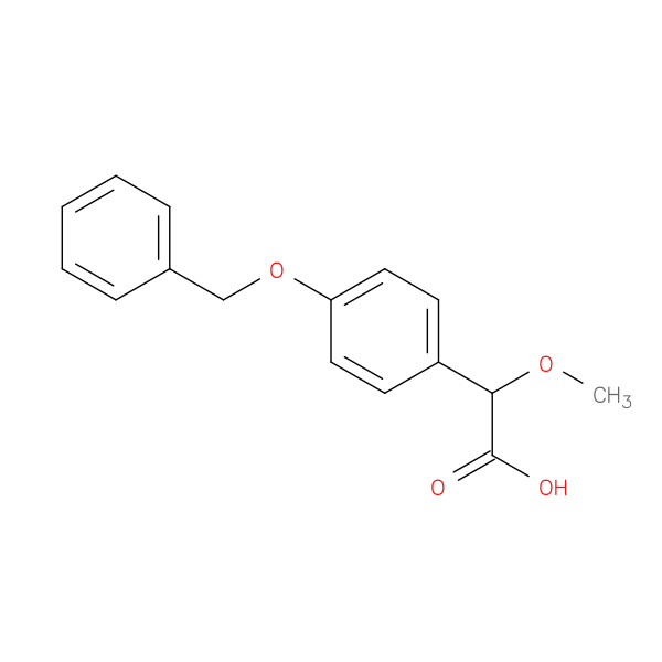 2-[4-(benzyloxy)phenyl]-2-methoxyacetic acid