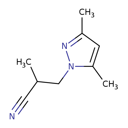3-(3,5-Dimethyl-1h-pyrazol-1-yl)-2-methylpropanenitrile