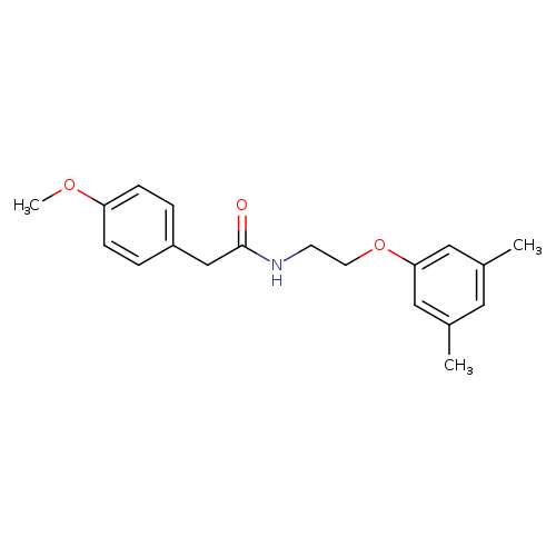 N-[2-(3,5-dimethylphenoxy)ethyl]-2-(4-methoxyphenyl)acetamide