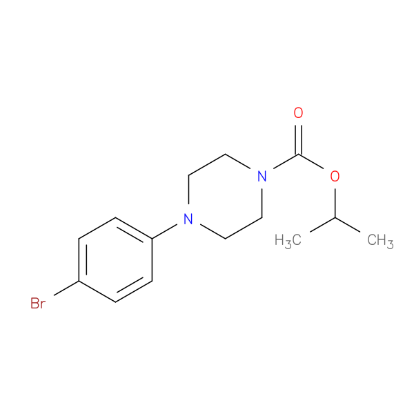 4-(4-Isopropoxycarbonyl)piperazino-1-bromobenzene