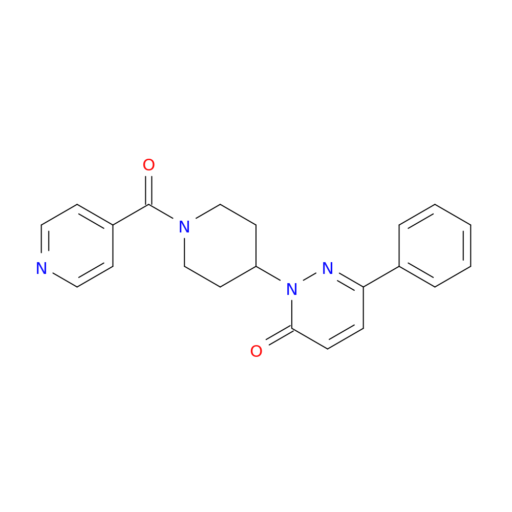 6-phenyl-2-[1-(pyridine-4-carbonyl)piperidin-4-yl]-2,3-dihydropyridazin-3-one