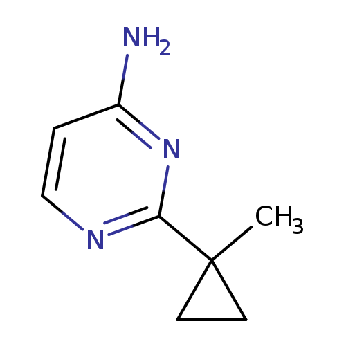 2-(1-methylcyclopropyl)pyrimidin-4-amine