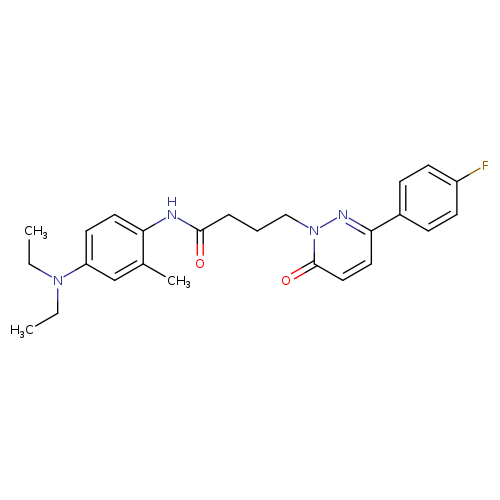 N-[4-(diethylamino)-2-methylphenyl]-4-[3-(4-fluorophenyl)-6-oxo-1,6-dihydropyridazin-1-yl]butanamide