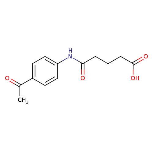 5-[(4-Acetylphenyl)amino]-5-oxopentanoic acid