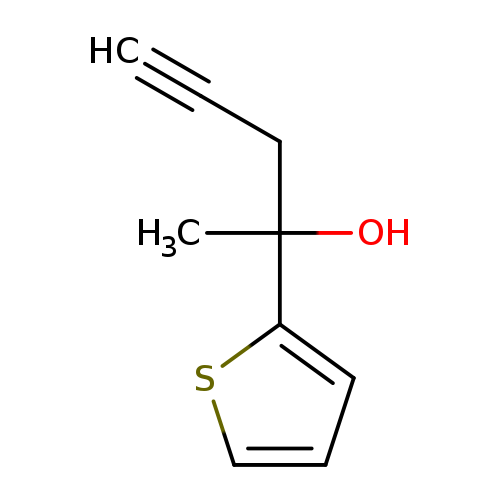 2-(thiophen-2-yl)pent-4-yn-2-ol