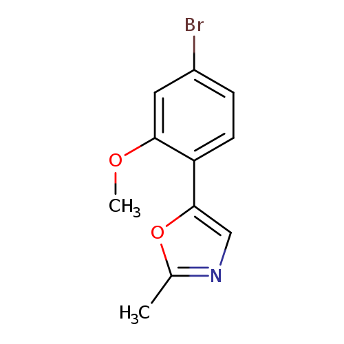 5-(4-Bromo-2-methoxy-phenyl)-2-methyl-oxazole