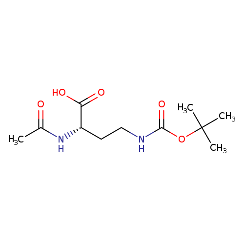 Butanoic acid, 2-(acetylamino)-4-[[(1,1-dimethylethoxy)carbonyl]amino]-, (2S)-