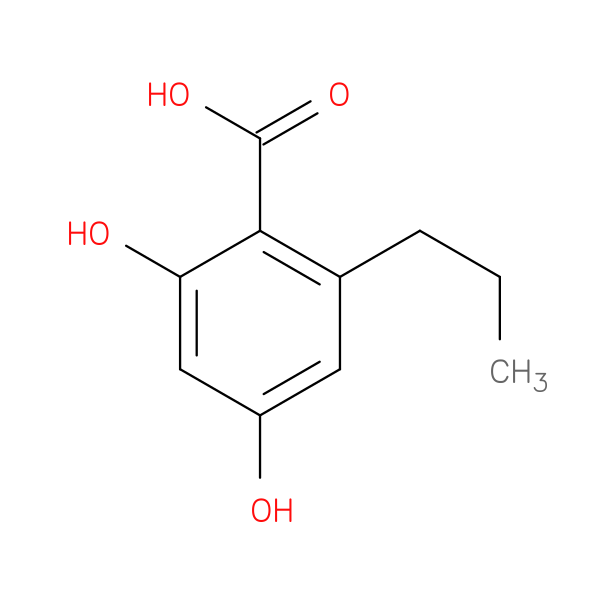 2,4-Dihydroxy-6-propylbenzoic acid