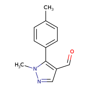 1-Methyl-5-(4-methylphenyl)-1h-pyrazole-4-carboxaldehyde