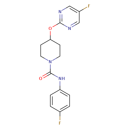 N-(4-fluorophenyl)-4-[(5-fluoropyrimidin-2-yl)oxy]piperidine-1-carboxamide