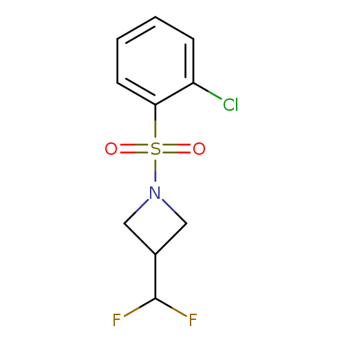 1-(2-chlorobenzenesulfonyl)-3-(difluoromethyl)azetidine