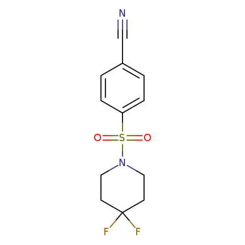 4-((4,4-Difluoropiperidin-1-yl)sulfonyl)benzonitrile