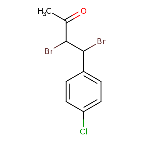 3,4-dibromo-4-(4-chlorophenyl)butan-2-one