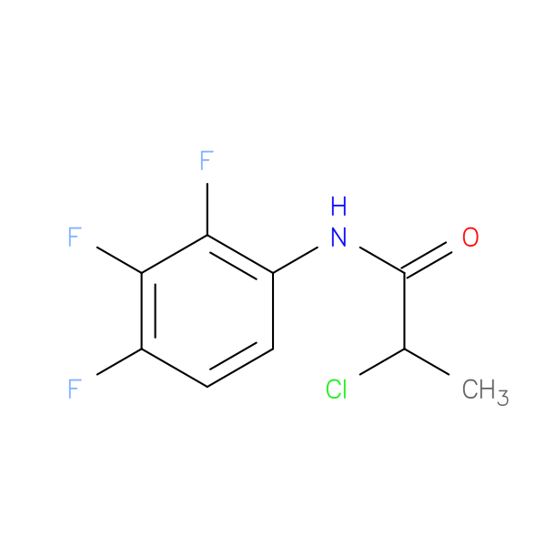 2-chloro-N-(2,3,4-trifluorophenyl)propanamide