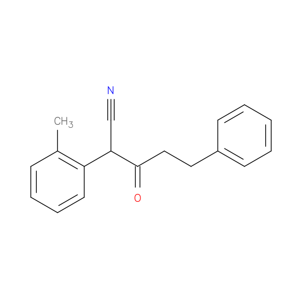 2-(2-methylphenyl)-3-oxo-5-phenylpentanenitrile
