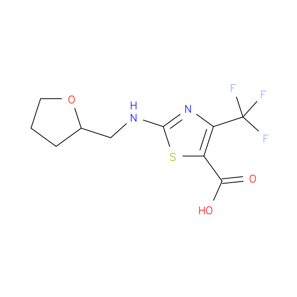 2-(((Tetrahydrofuran-2-yl)methyl)amino)-4-(trifluoromethyl)thiazole-5-carboxylic acid
