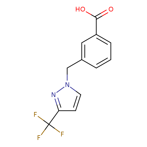 3-{[3-(trifluoromethyl)-1H-pyrazol-1-yl]methyl}benzoic acid