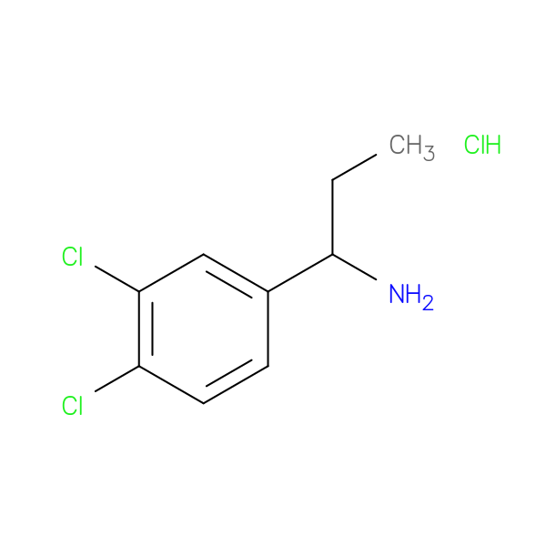 1-(3,4-dichlorophenyl)propan-1-amine hydrochloride