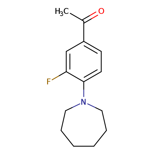 1-(4-Azepan-1-yl-3-fluorophenyl)ethanone