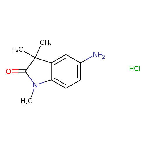 5-amino-1,3,3-trimethyl-2,3-dihydro-1H-indol-2-one hydrochloride