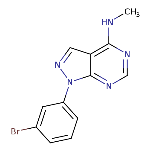 1-(3-bromophenyl)-N-methyl-1H-pyrazolo[3,4-d]pyrimidin-4-amine