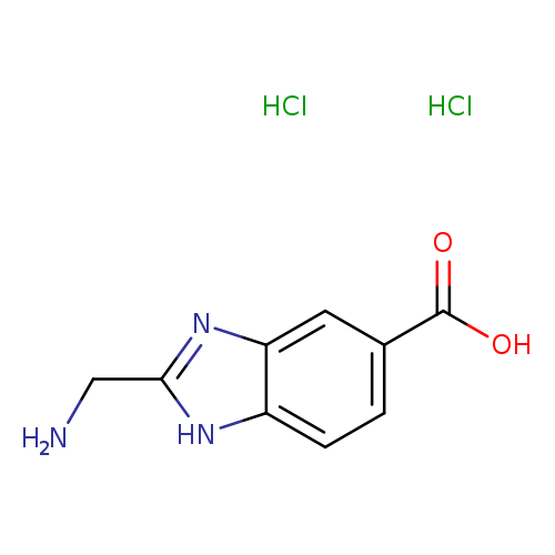 2-(aminomethyl)-1h-1,3-benzodiazole-5-carboxylic acid dihydrochloride