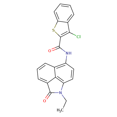 3-chloro-N-{2-ethyl-3-oxo-2-azatricyclo[6.3.1.0^{4,12}]dodeca-1(12),4,6,8,10-pentaen-9-yl}-1-benzothiophene-2-carboxamide
