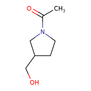 Ethanone, 1-[3-(hydroxymethyl)-1-pyrrolidinyl]-, (+)-