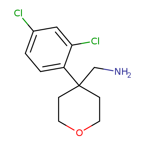 [4-(2,4-dichlorophenyl)oxan-4-yl]methanamine