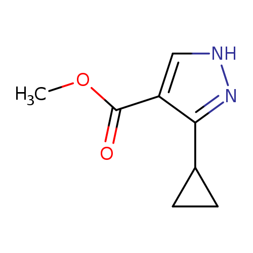 1H-Pyrazole-4-carboxylic acid, 3-cyclopropyl-, methyl ester