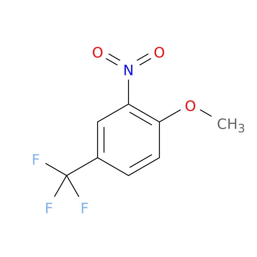 Benzene, 1-methoxy-2-nitro-4-(trifluoromethyl)-