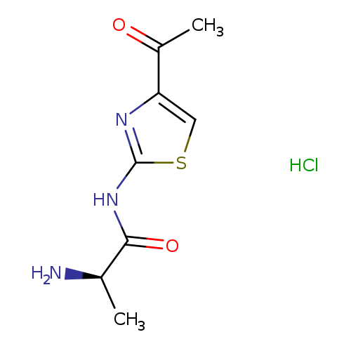 (2R)-N-(4-acetyl-1,3-thiazol-2-yl)-2-aminopropanamide hydrochloride