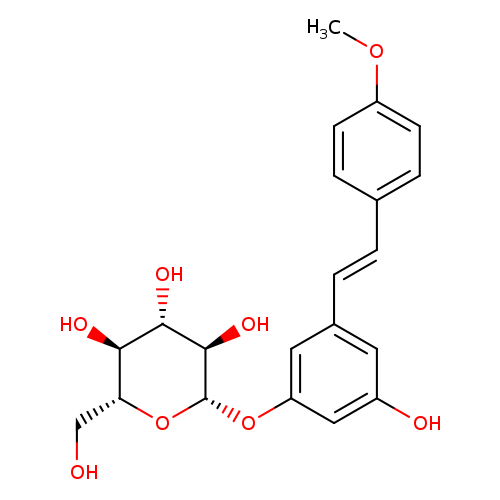 3,5-DIHYDROXY-4'-METHOXYSTILBENE 3-O-BETA-D-GLUCOSIDE