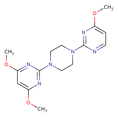 4,6-dimethoxy-2-[4-(4-methoxypyrimidin-2-yl)piperazin-1-yl]pyrimidine
