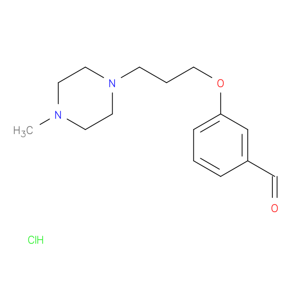3-[3-(4-Methyl-1-piperazinyl)propoxy]benzaldehyde hydrochloride