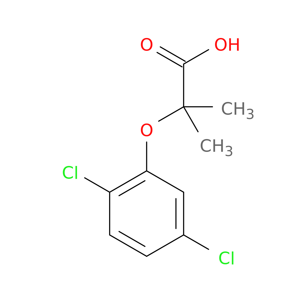 2-(2,5-dichlorophenoxy)-2-methylpropanoic acid